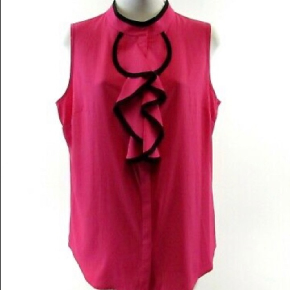 Sleeveless Ruffle Top